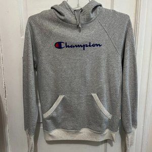 Woman's Gray Champion Hoodie